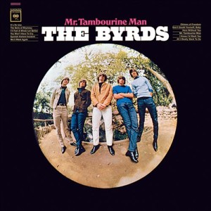 Samme uke som Mr. Tambourine Man-singelen gikk til topps i USA, ble debutalbumet til Byrds utgitt. (Foto: albumcover)