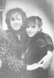 Donovan i 1988, sammen med sin datter Oriole. (Foto: Steinar Buholm)